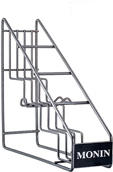 MONIN 4-Bottle Metal Rack