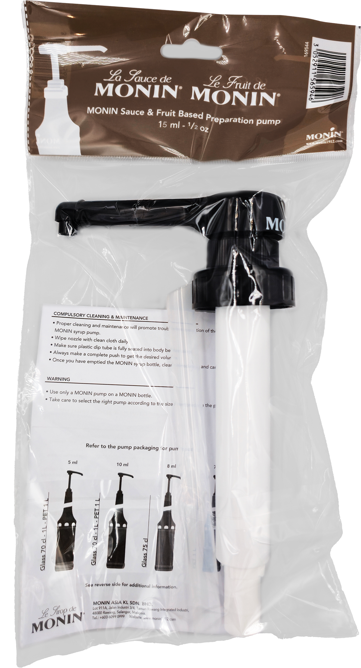 MONIN Sauce & Fruit Mix Pump