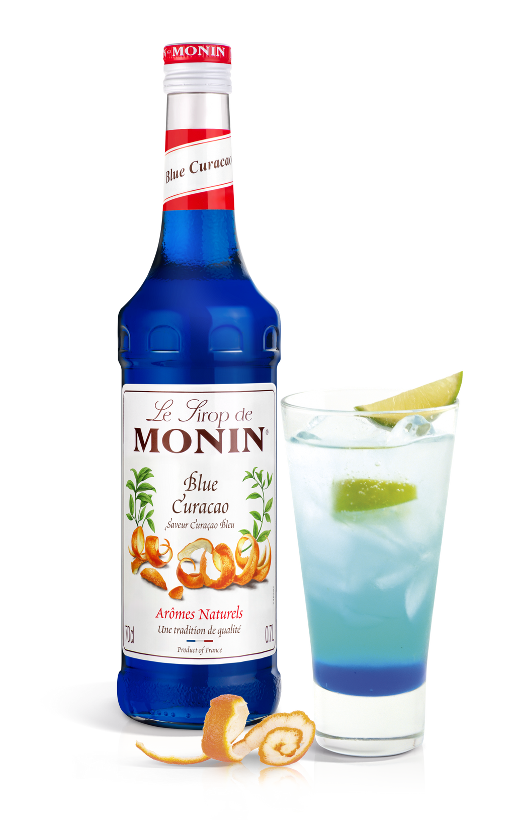 Le Sirop de MONIN Blue Curacao